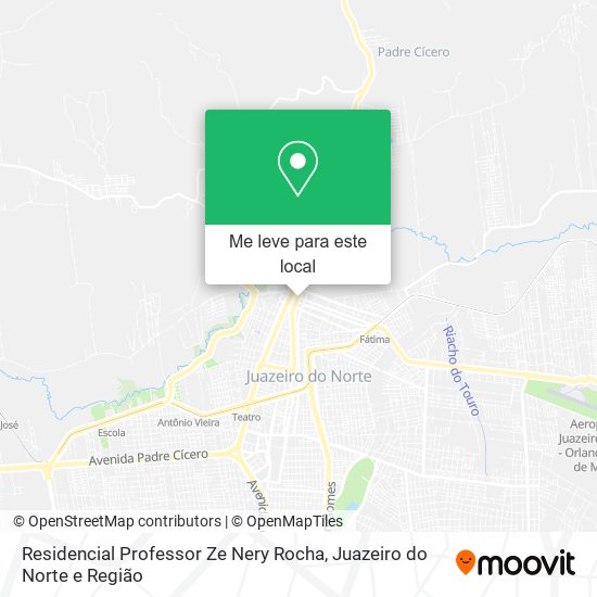 Residencial Professor Ze Nery Rocha mapa