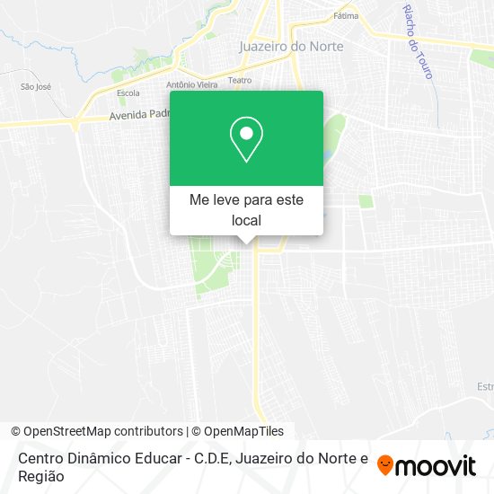 Centro Dinâmico Educar - C.D.E mapa