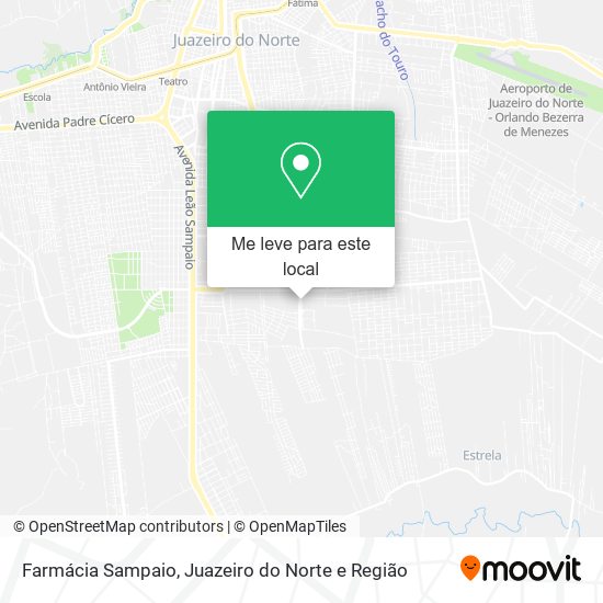 Farmácia Sampaio mapa