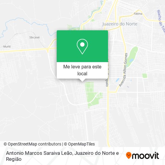 Antonio Marcos Saraiva Leão mapa