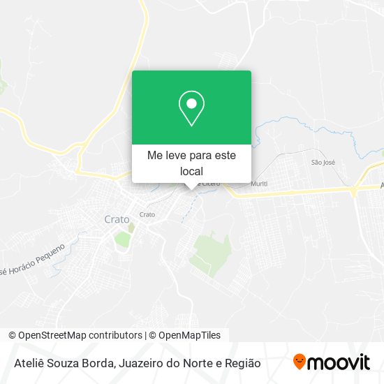 Ateliê Souza Borda mapa