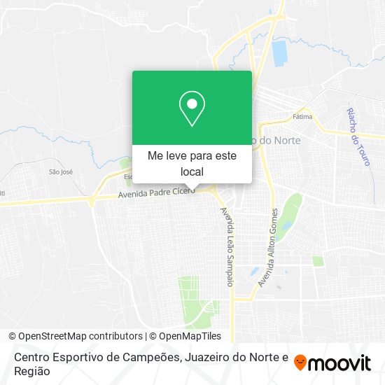 Centro Esportivo de Campeões mapa