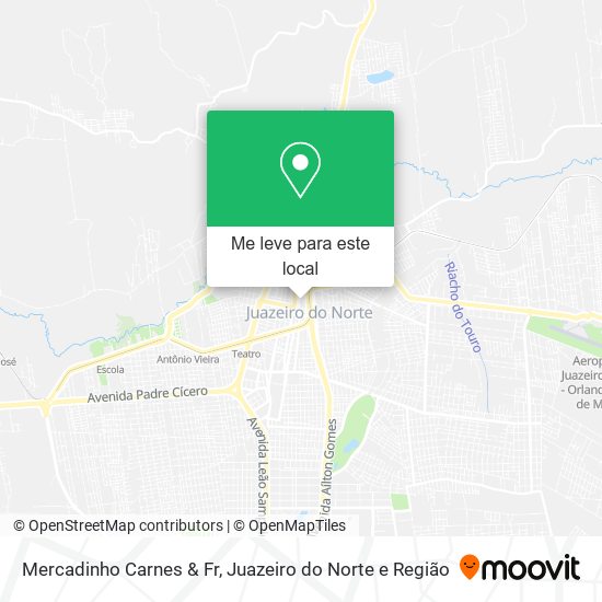 Mercadinho Carnes & Fr mapa