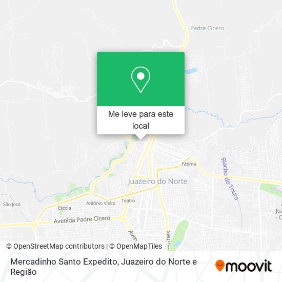 Mercadinho Santo Expedito mapa