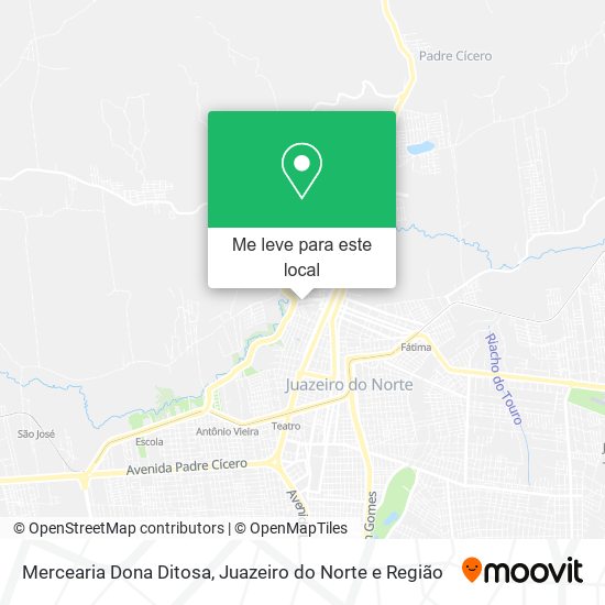 Mercearia Dona Ditosa mapa