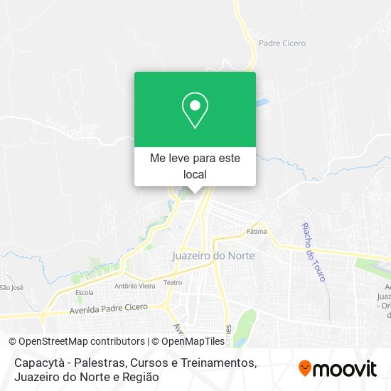 Capacytà - Palestras, Cursos e Treinamentos mapa