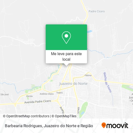 Barbearia Rodrigues mapa