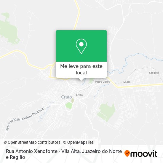 Rua Antonio Xenofonte - Vila Alta mapa