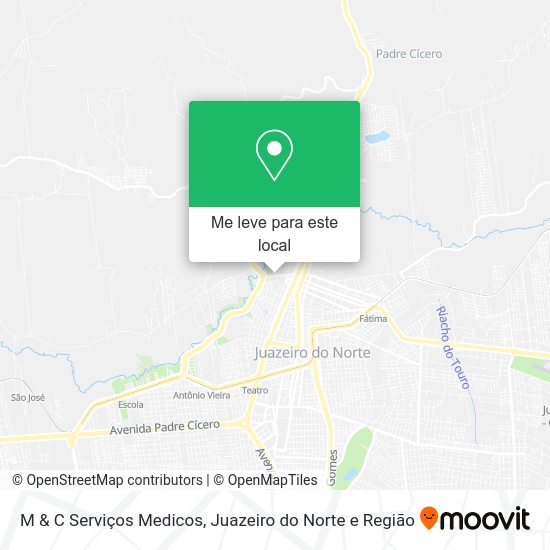 M & C Serviços Medicos mapa