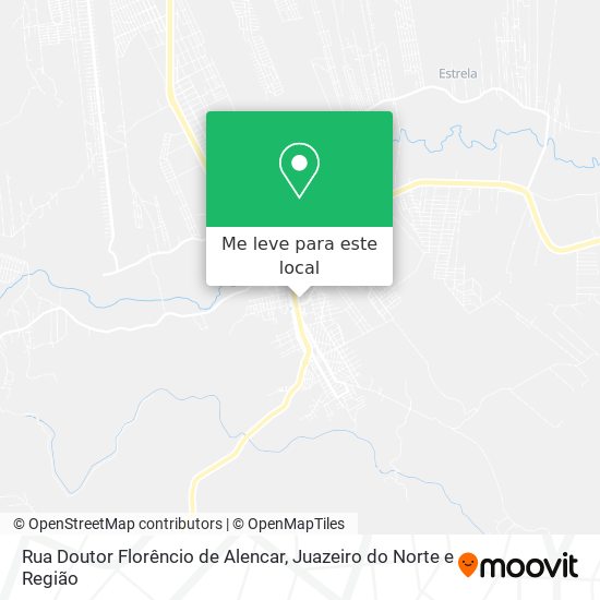 Rua Doutor Florêncio de Alencar mapa