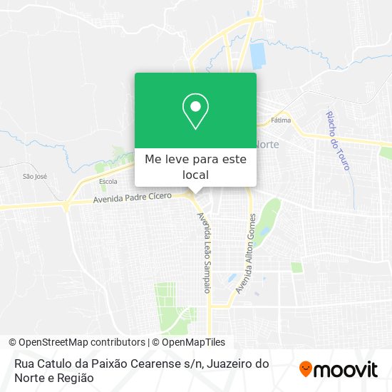 Rua Catulo da Paixão Cearense s / n mapa