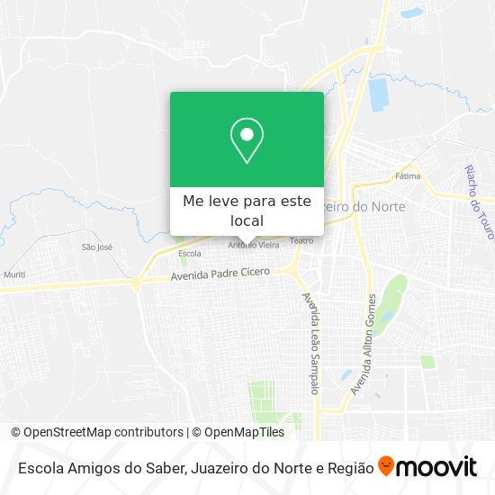 Escola Amigos do Saber mapa