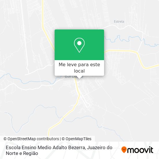 Escola Ensino Medio Adalto Bezerra mapa