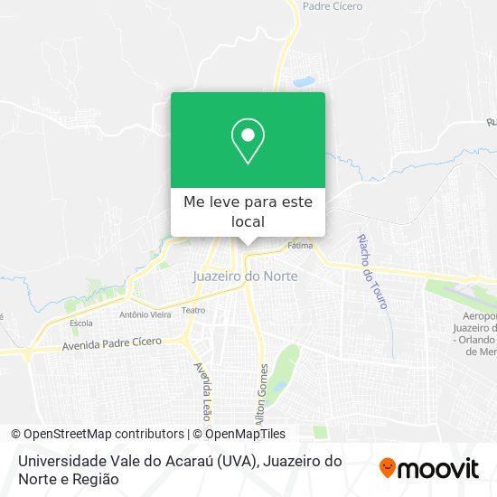 Universidade Vale do Acaraú (UVA) mapa