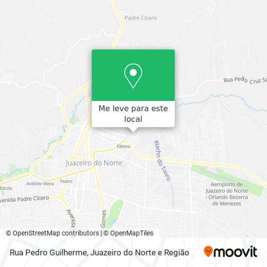 Rua Pedro Guilherme mapa