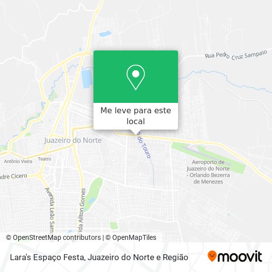 Lara's Espaço Festa mapa