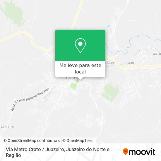 Via Metro Crato / Juazeiro mapa