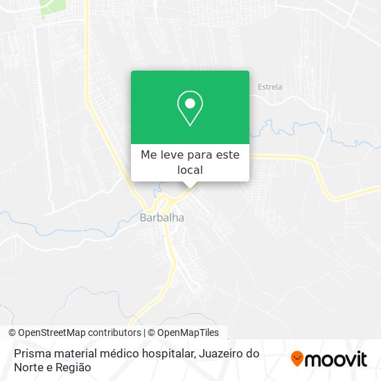 Prisma material médico hospitalar mapa