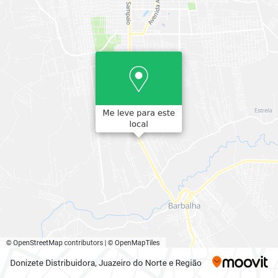 Donizete Distribuidora mapa