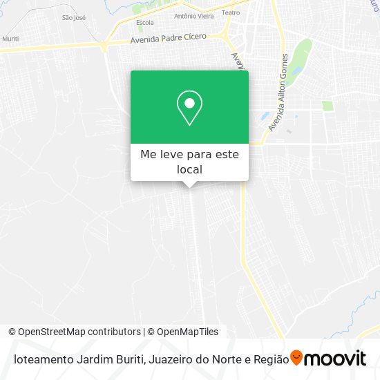 loteamento Jardim Buriti mapa