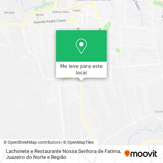 Lachonete e Restaurante Nossa Senhora de Fatima mapa