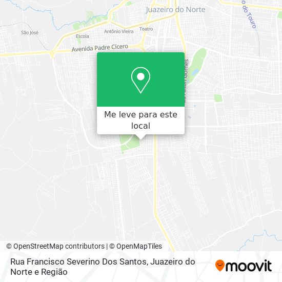 Rua Francisco Severino Dos Santos mapa