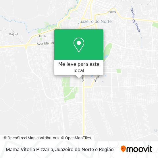 Mama Vitória Pizzaria mapa