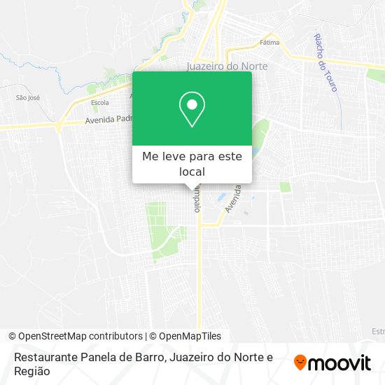 Restaurante Panela de Barro mapa