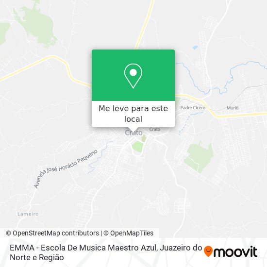 EMMA - Escola De Musica Maestro Azul mapa