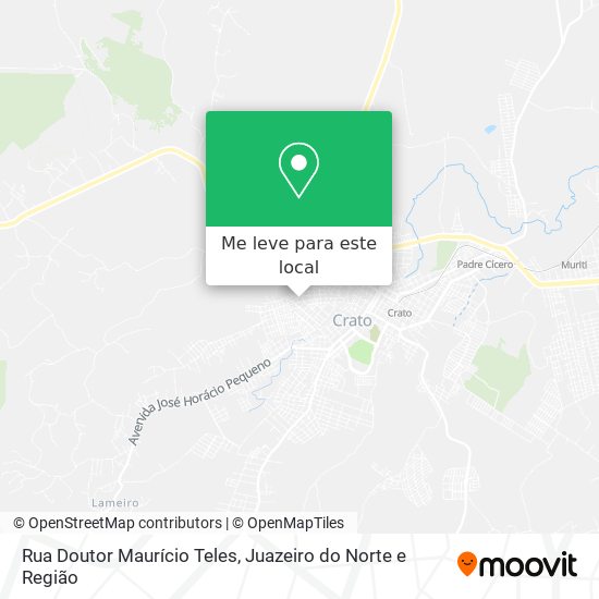 Rua Doutor Maurício Teles mapa