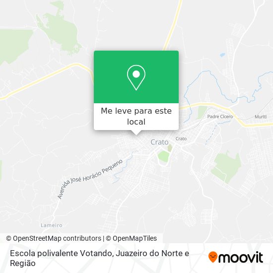 Escola polivalente Votando mapa
