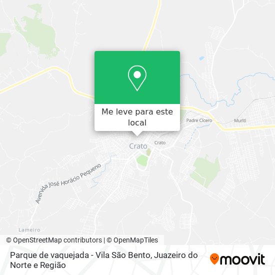 Parque de vaquejada - Vila São Bento mapa