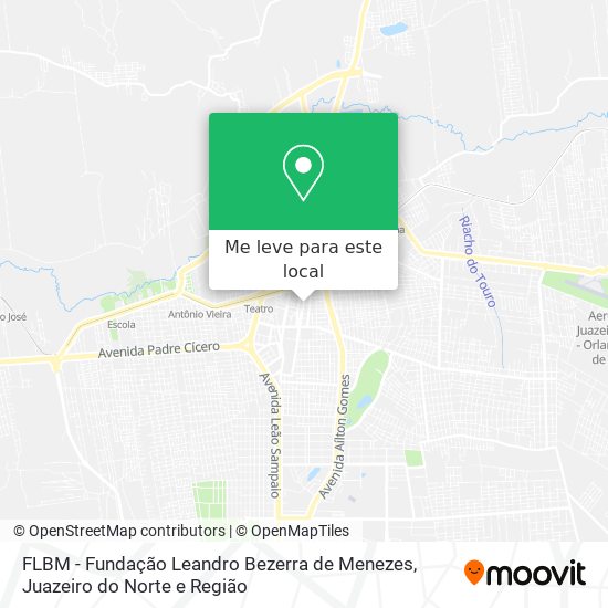 FLBM - Fundação Leandro Bezerra de Menezes mapa