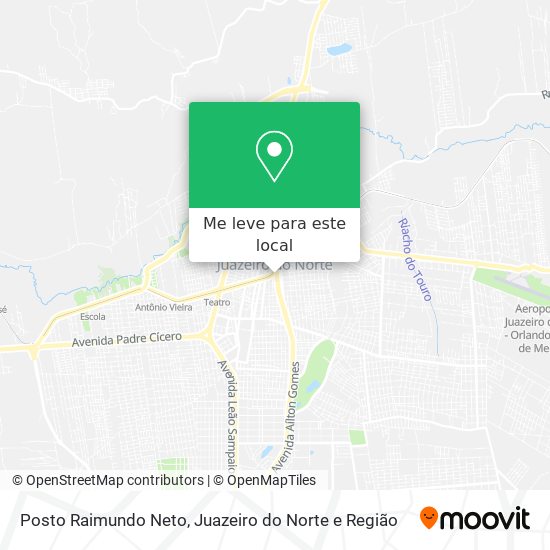 Posto Raimundo Neto mapa