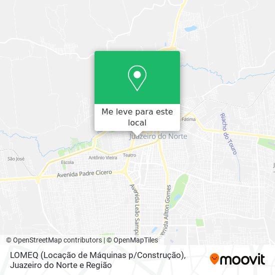 LOMEQ (Locação de Máquinas p / Construção) mapa