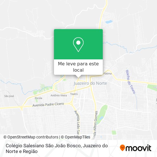 Colégio Salesiano São João Bosco mapa