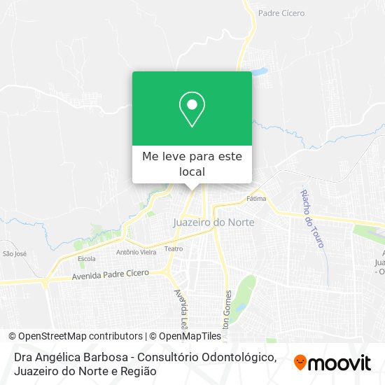 Dra Angélica Barbosa - Consultório Odontológico mapa