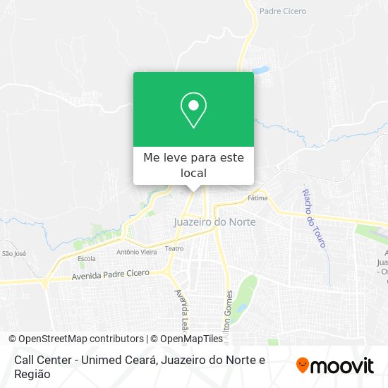Call Center - Unimed Ceará mapa