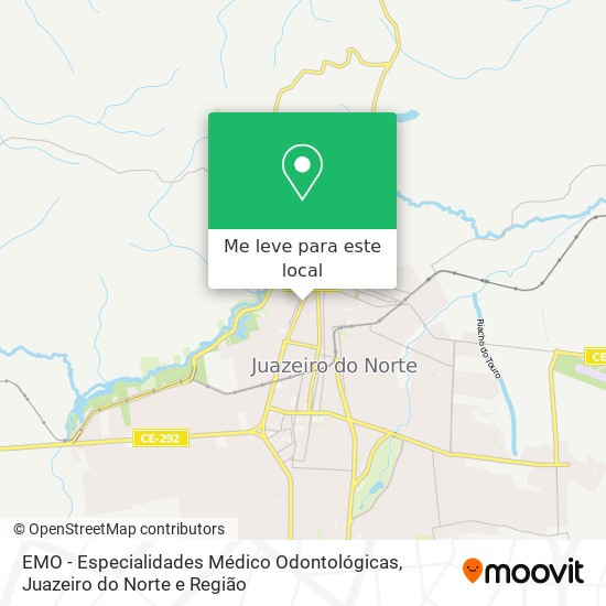 EMO - Especialidades Médico Odontológicas mapa