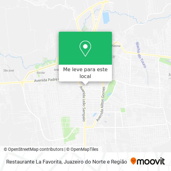 Restaurante La Favorita mapa