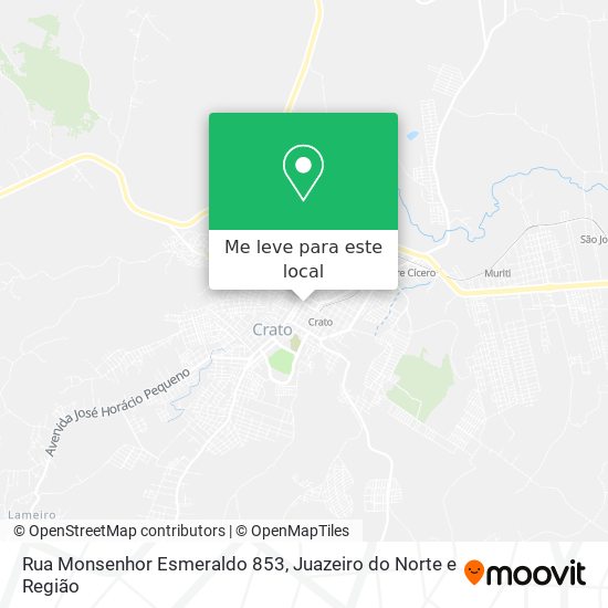 Rua Monsenhor Esmeraldo 853 mapa