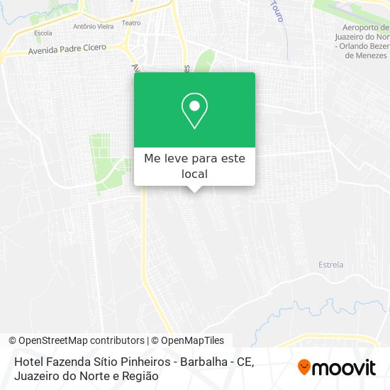 Hotel Fazenda Sítio Pinheiros - Barbalha - CE mapa