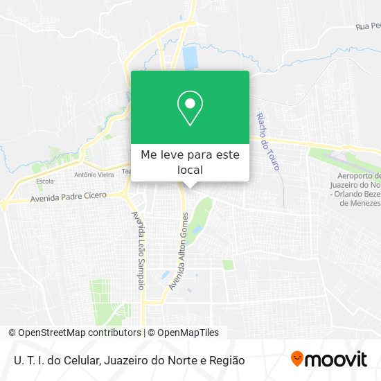 U. T. I. do Celular mapa