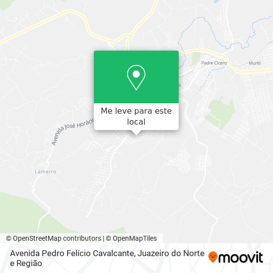 Avenida Pedro Felício Cavalcante mapa