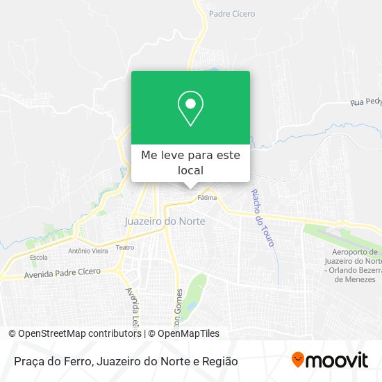 Praça do Ferro mapa