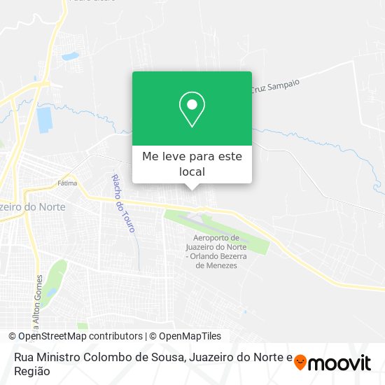 Rua Ministro Colombo de Sousa mapa