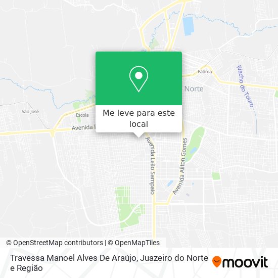 Travessa Manoel Alves De Araújo mapa
