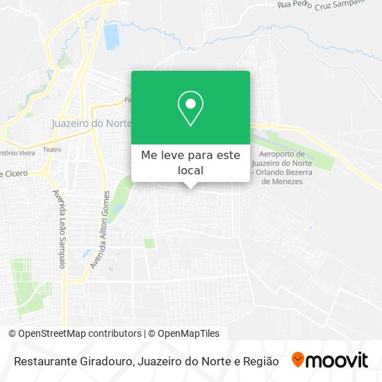 Restaurante Giradouro mapa