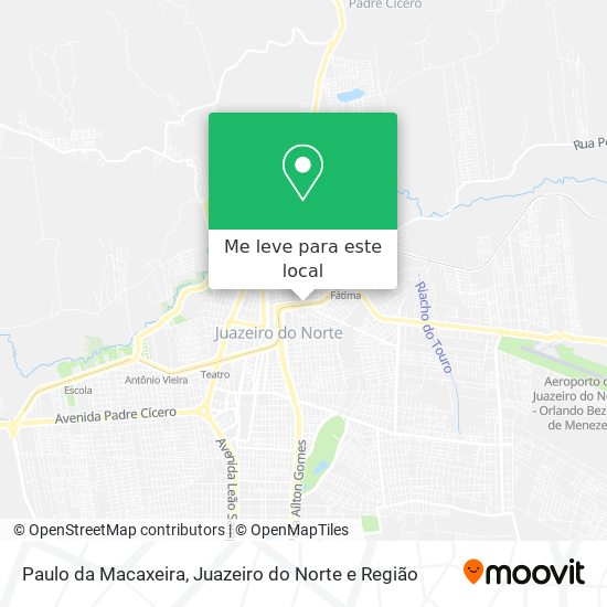 Paulo da Macaxeira mapa