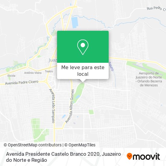 Avenida Presidente Castelo Branco 2020 mapa